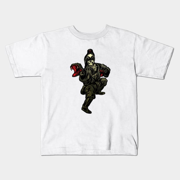 Deadly Venom Snake Kids T-Shirt by Thomcat23